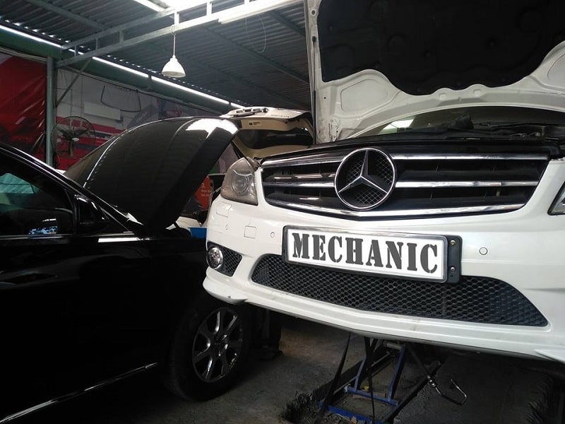 garage sửa điều hòa Mercedes