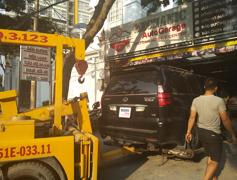 Garage sửa chữa điều hòa Lexus uy tín tại quận 7