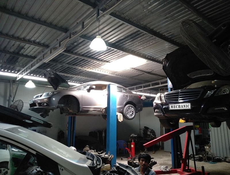 Garage sửa chữa ô tô Mitsubishi tại TP.HCM